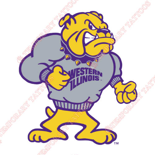 Western Illinois Leathernecks Customize Temporary Tattoos Stickers NO.6968